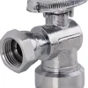 Robinet de wc TOUT PUSH 1/4 tour équerre F3/8 D12