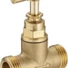 Robinet d'arrêt double mâle M15x21