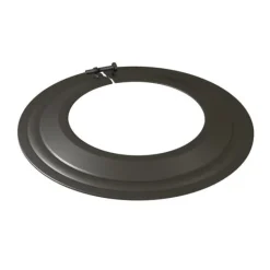 Rosace noir mat Ø200mm