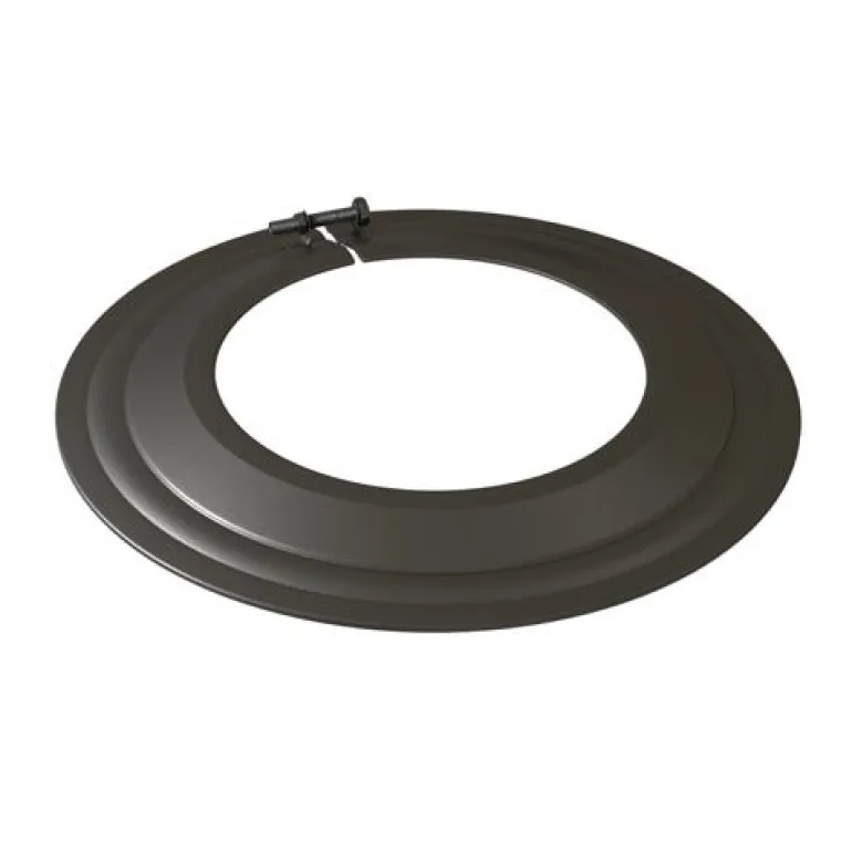 Rosace noir mat Ø200mm