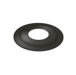 Rosace noir mat Ø80mm