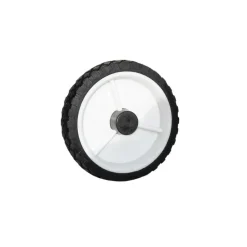 Roue bandage creux caoutchouc noir alésage Ø12 mm 40kg