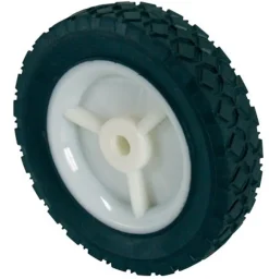 Roue de tondeuse caoutchouc noir Ø150mm charge 50kg