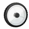 Roue de tondeuse caoutchouc noir Ø125mm charge 40kg