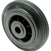 Roue manutal noir ALØ20mm 175kg Ø160mm