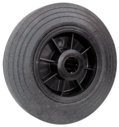 Roue multi-usages caoutchouc noir Ø200mm charge 205kg