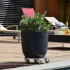 Roule plante aluminium rond Ø40 cm LOUIS MOULIN