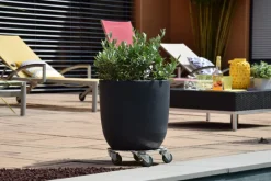 Roule plante aluminium rond Ø40 cm LOUIS MOULIN