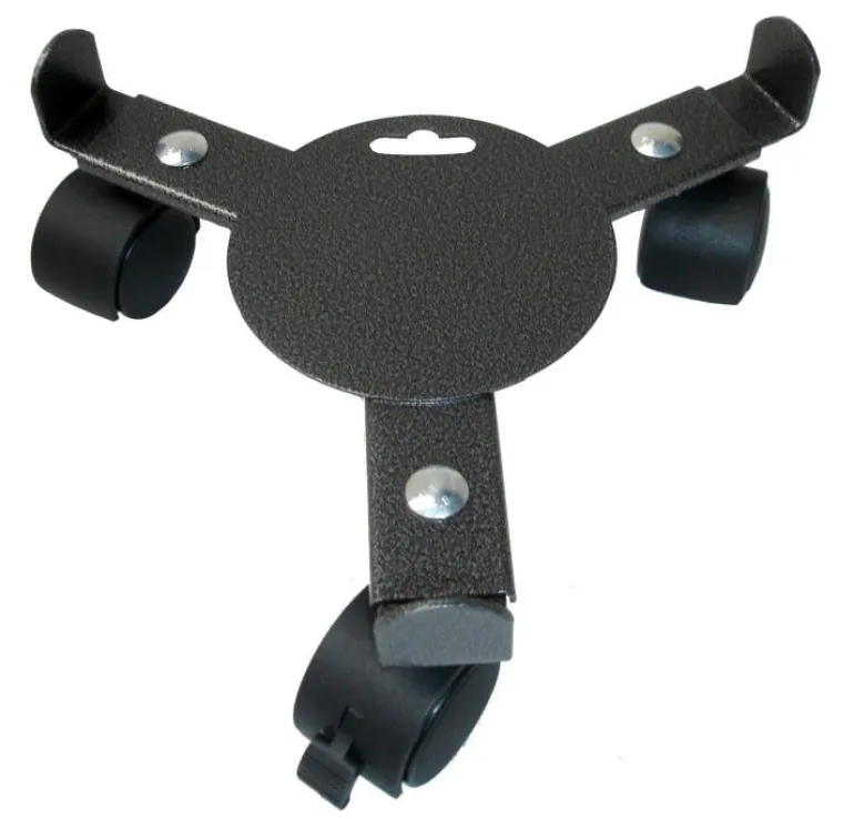 Roule plante extensible à 3 roulettes 27-37 gris anthracite