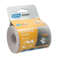 Rouleau abrasif Selfgrip 93mm x5m, G180 NORTON EXPERT