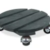 Roule-plantes Basics bois rond 30 cm anthracite