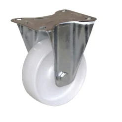 Roulette platine fixe axe démontable 65kg Ø65mm