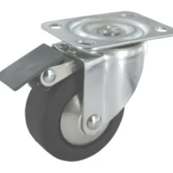 Roulette port-roll pivotante 1 couronne bille Ø65mm 65kg