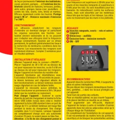 Répulsif à ultrasons ACTO