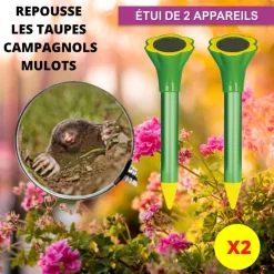 Répulsif solaire à vibrations taupes et campagnols ACTO