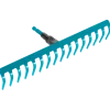 Râteau de jardin combisystem 41 cm - 16 dents GARDENA