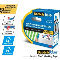 Ruban de masquage Finition Parfaite 36 x 41m ScotchBlue