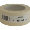 Ruban de masquage lisse beige 50m x 25mm (x2)
