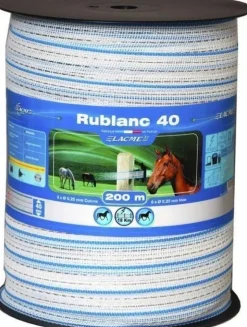 Ruban RUBLANC 40 mm bobine de 200 m LACME