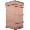 Ruche toit plat Warré complète 3 corps 8 cadres PRIBOIS