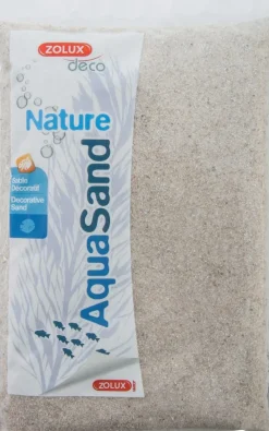 Sable décoratif Aquasand nature quartz fin 1kg ZOLUX