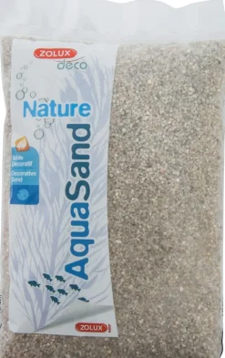 Sable décoratif Aquasand nature quartz moyen 1kg ZOLUX