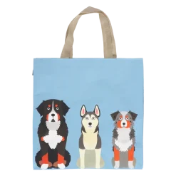Sac de courses motif chiens