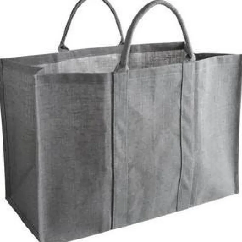 Sac à bûches Natureo gris