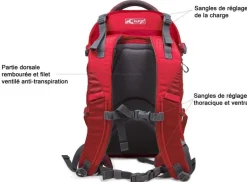 Sac à dos G-Train K9 rouge