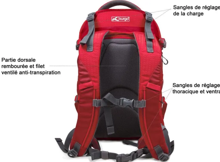 Sac à dos G-Train K9 rouge