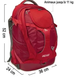 Sac à dos G-Train K9 rouge