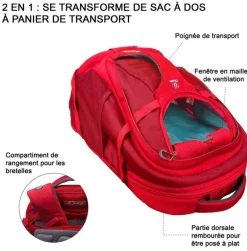 Sac à dos G-Train K9 rouge