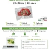 Sachets sous vide gaufrés 20 x 30 cm (50 sacs)