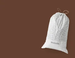 Sac poubelle PerfectFit 45L blanc