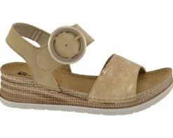 Sandale femme Accro beige MORAN'S