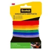 Sangle agrippante 12 mm x 20 cm assortiment couleurs (x6)