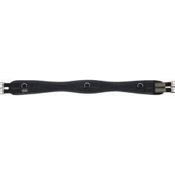 Sangle de selle arquée élastique noire - 140 cm