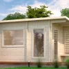 Sauna en bois blanc Sanna 6,80 m² 3 Pers.