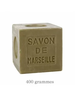 Savon de Marseille cube 400 g huile d'olive MARIUS FABRE