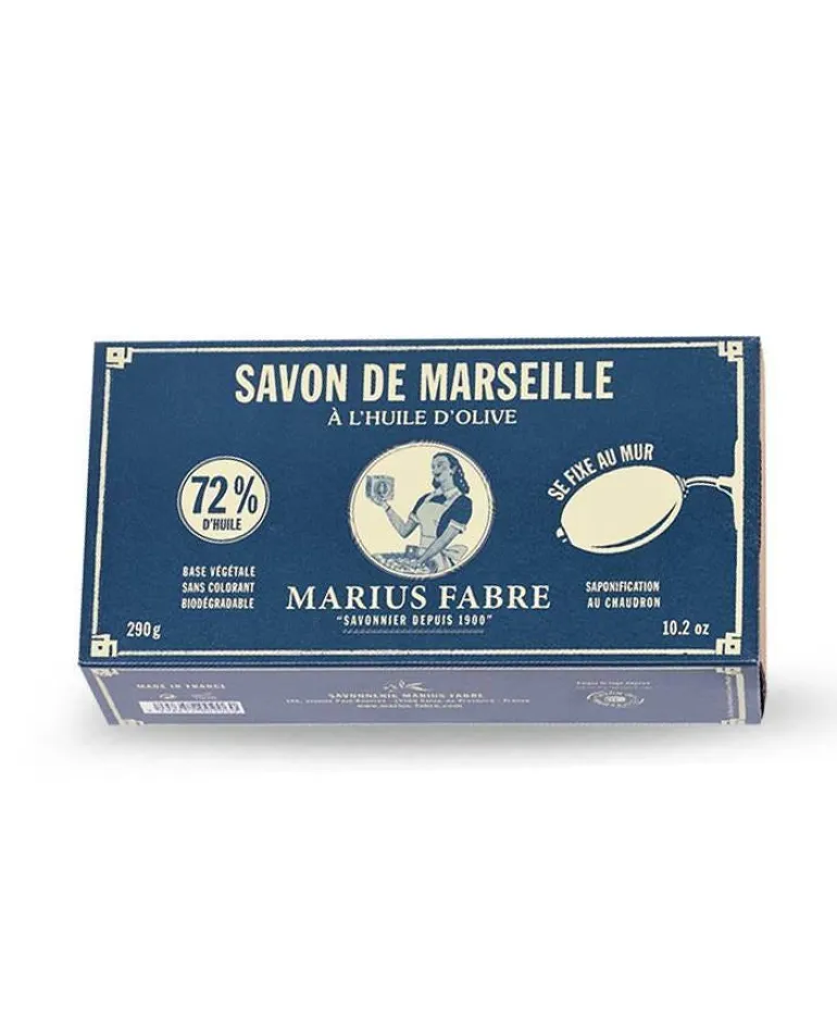 Savon de Marseille oval à fixer au mur 290g MARIUS FABRE
