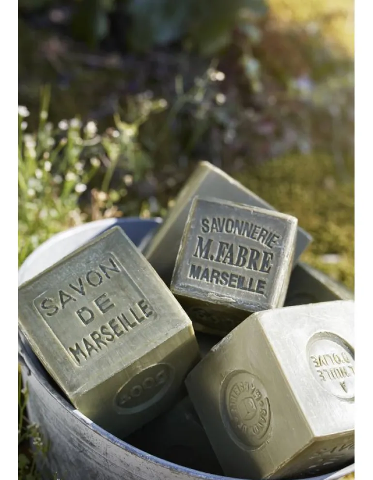 Savon de Marseille cube 200 g Huile d'Olive MARIUS FABRE