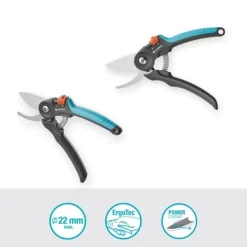 Sécateur PremiumCut lames franches Ø22mm GARDENA