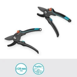 Sécateur PremiumCut Pro pour bois mort lame à enclume Ø24mm