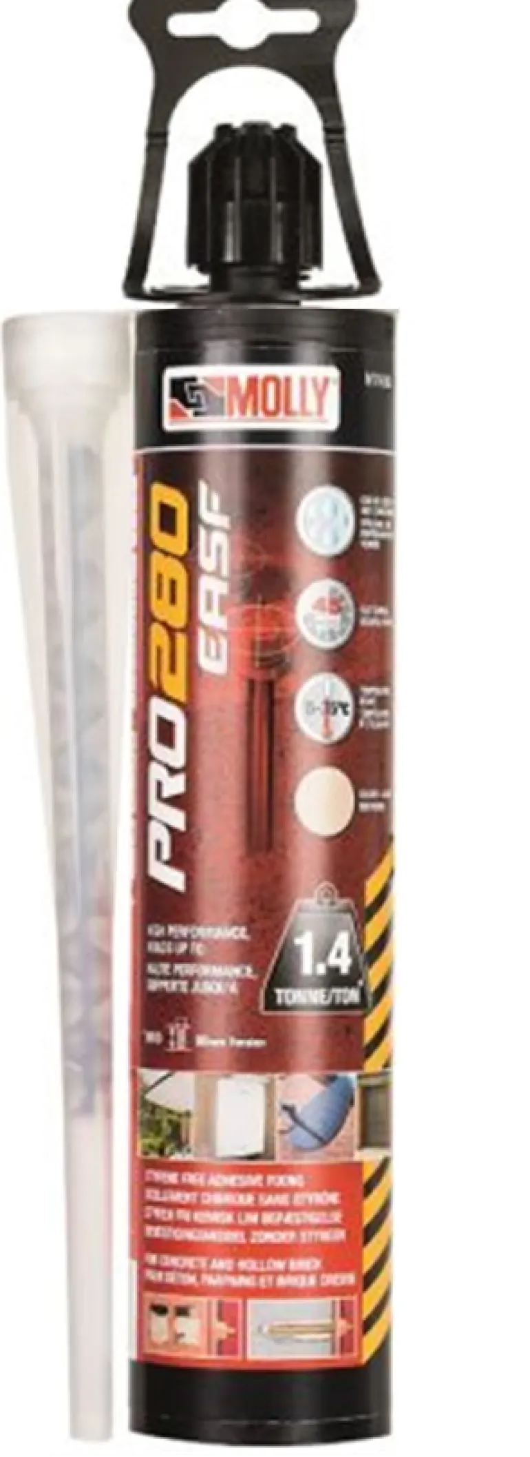 Scellement chimique Pro280 Easf ton pierre 300 ml MOLLY