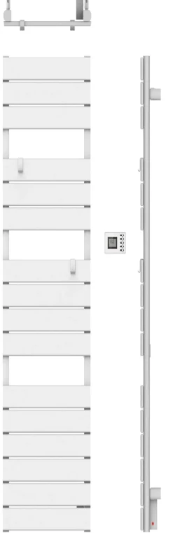 Séche-serviettes sec 500 W avec thermostat déporté