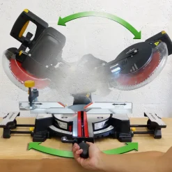 Scie à onglets radiale double inclinaison ENERGYSAW 254SB