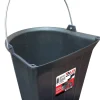 Seau côté plat Taliagom 13L noir TALIPLAST