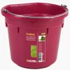 Seau-mangeoire FlatBack gradué rose 20L KERBL