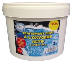 Seau traitement choc à l'oxygène actif 2 kg ECOGENE