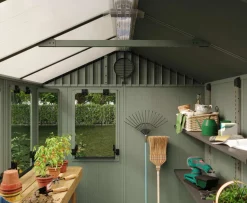 Serre de rempotage Potting Shed résine vert 4,6 m² KETER